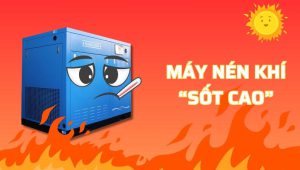 Máy nén khí dừng hoạt động do quá nhiệt