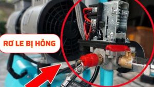 Máy nén khí dừng hoạt động do nhảy RƠ LE