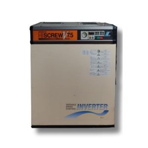 Máy nén khí trục vít có dầu HITACHI 7.5Kw 10HP HISCREW V 7.5 Inverter