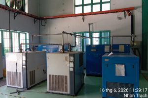 KHẢO SÁT DI DỜI HỆ THỐNG MÁY NÉN KHÍ CHO CÔNG TY GIÀY TUẤN VIỆT TẠI KCN NHƠN TRẠCH – BƯỚC QUAN TRỌNG QUYẾT ĐỊNH HIỆU QUẢ VẬN HÀNH HỆ THỐNG KHÍ NÉN